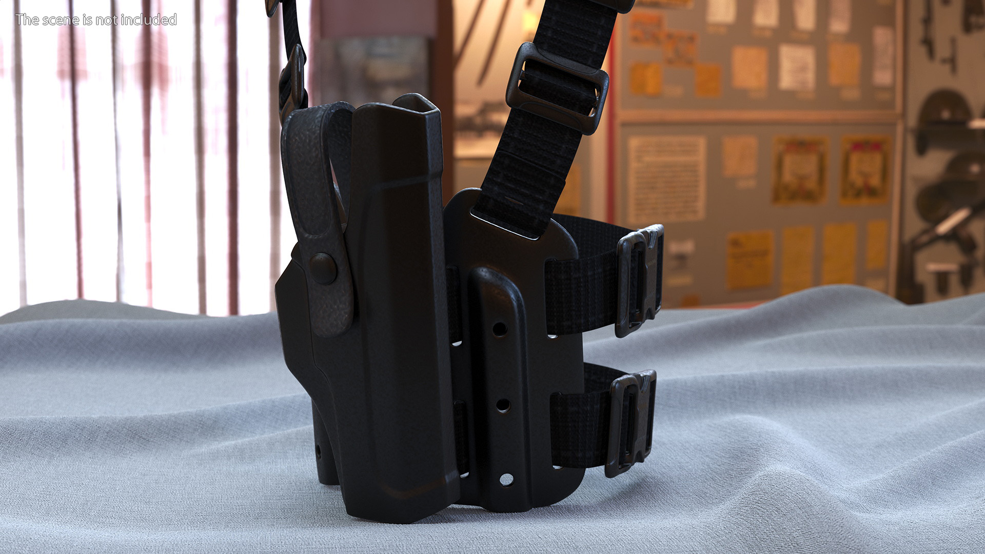 3D model Universal Tactical Drop Leg Holster