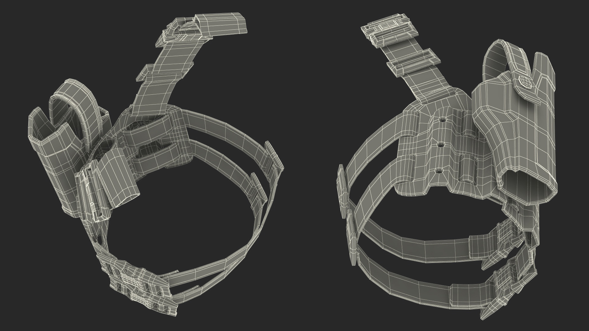 3D model Universal Tactical Drop Leg Holster