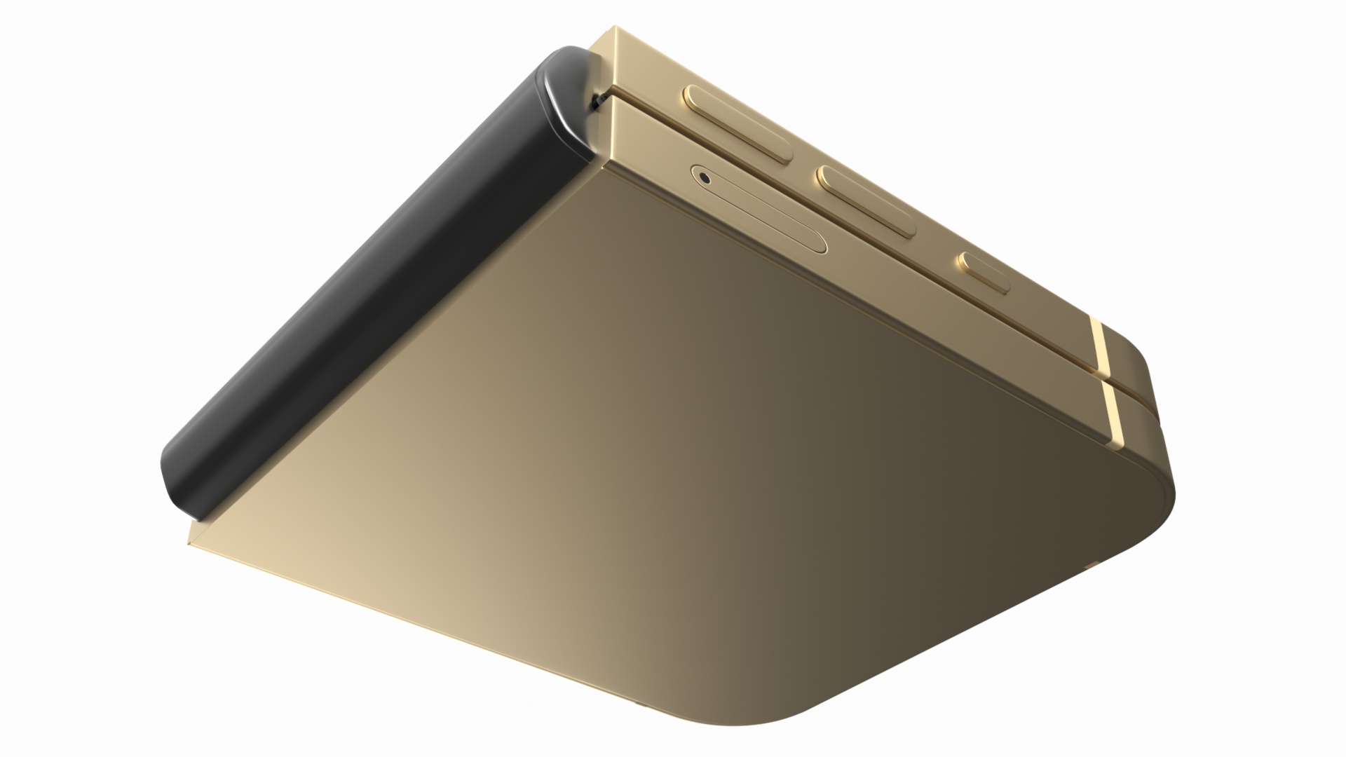 Apple iPhone Flip Closed Luxe Gold 3D model