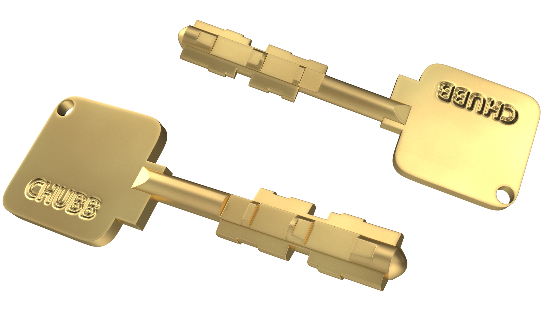 Key Type Chubb 3D model