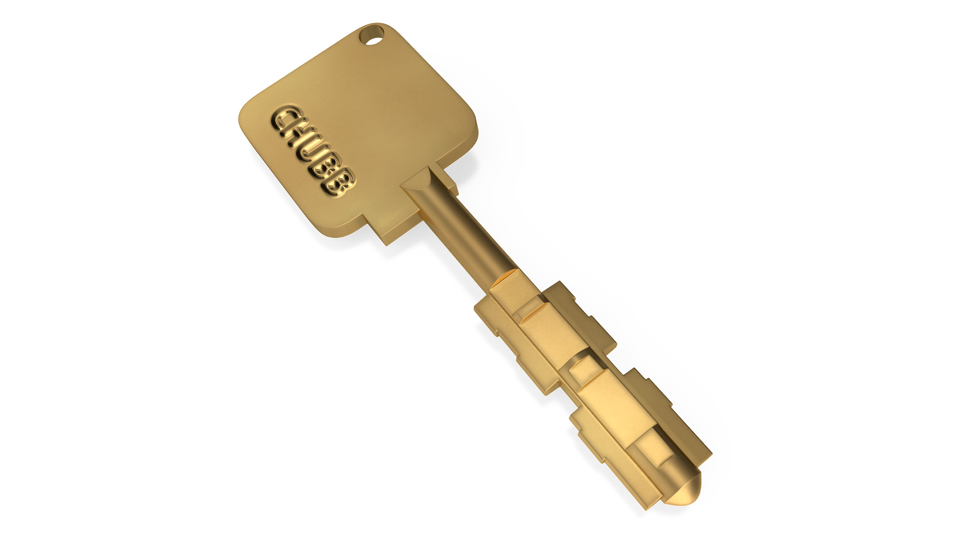 Key Type Chubb 3D model