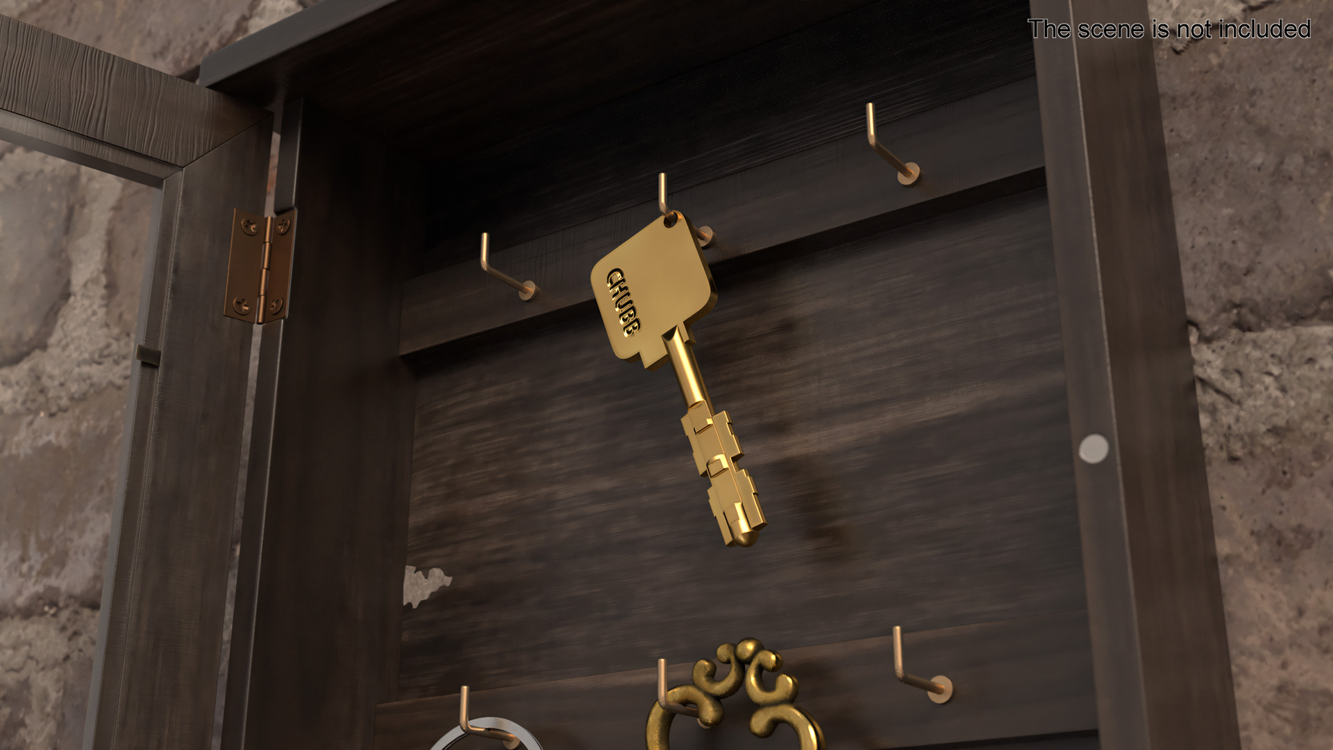 Key Type Chubb 3D model