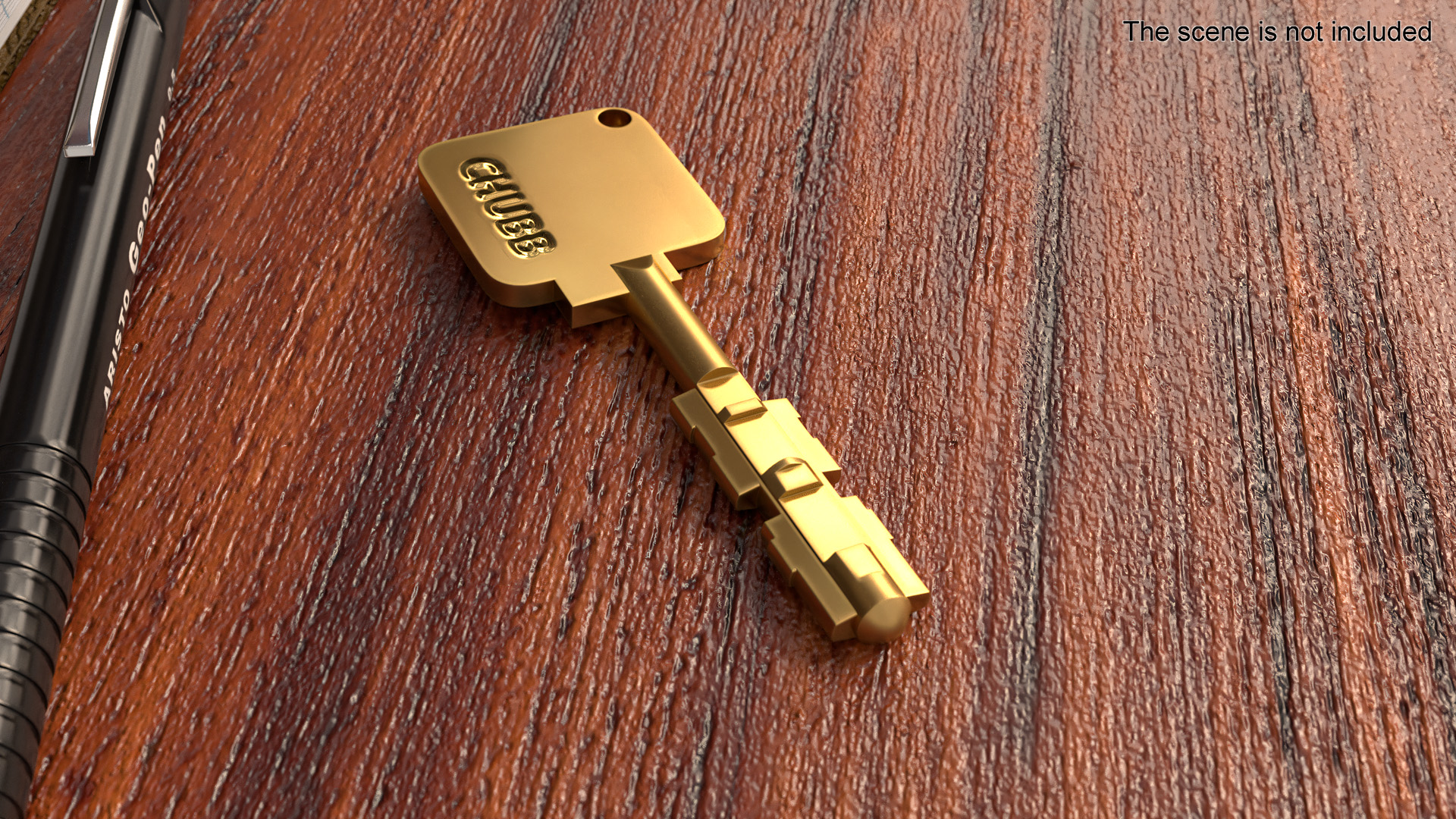 Key Type Chubb 3D model