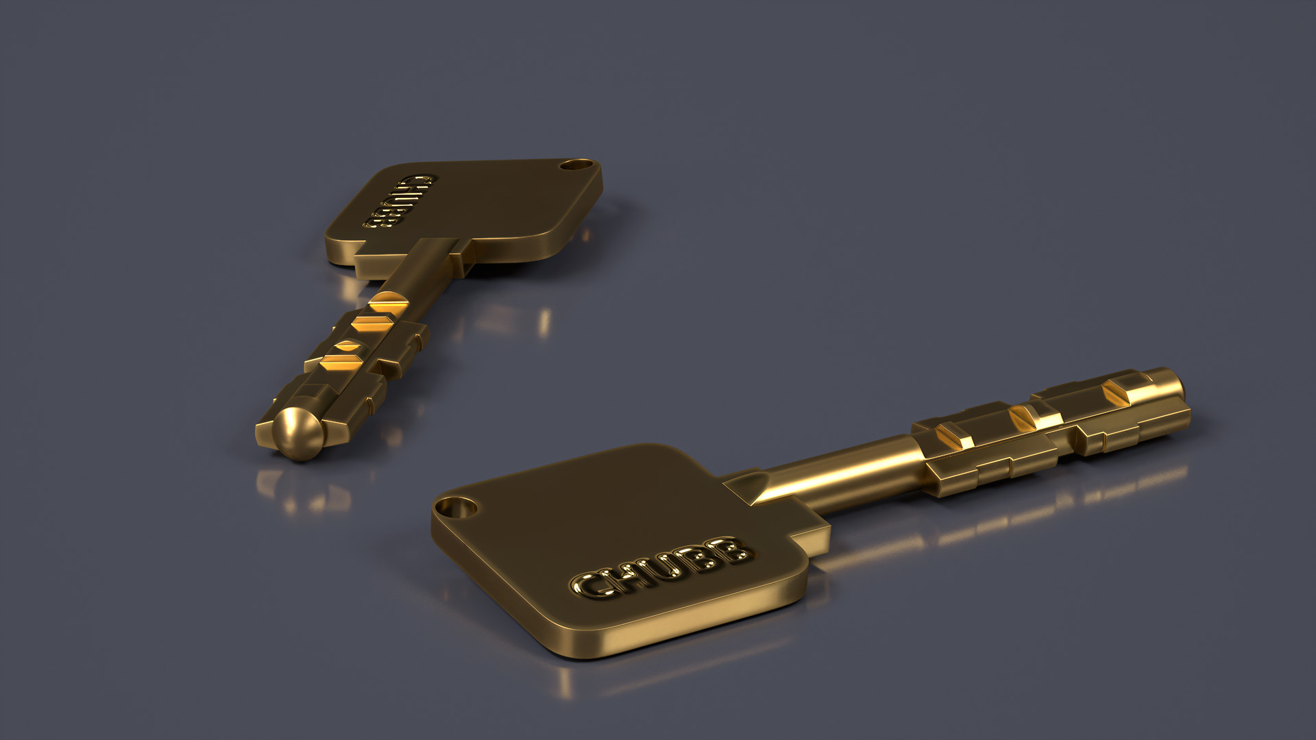 Key Type Chubb 3D model