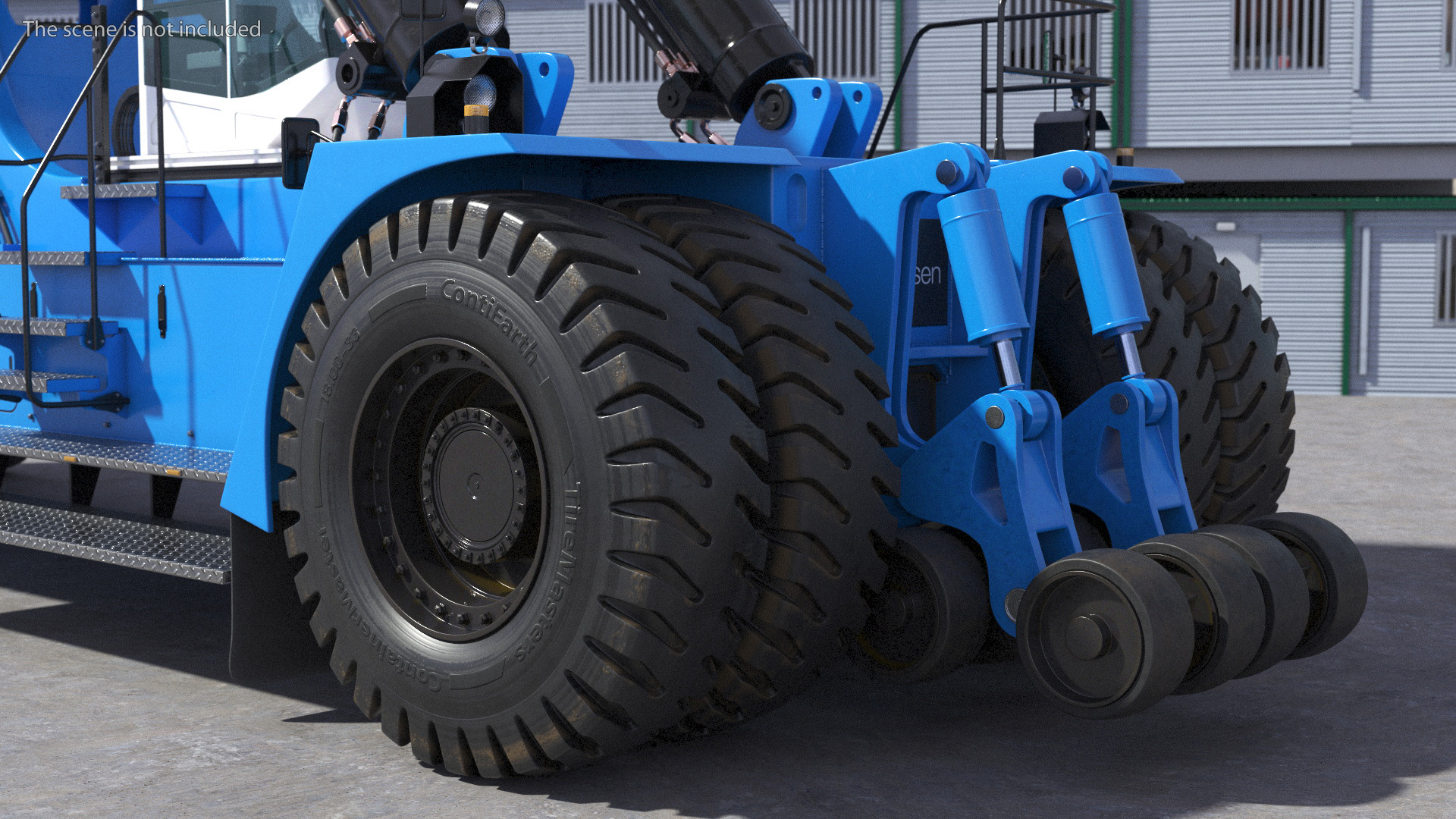 Heavy Duty Wheel for Reachstackers 3D model