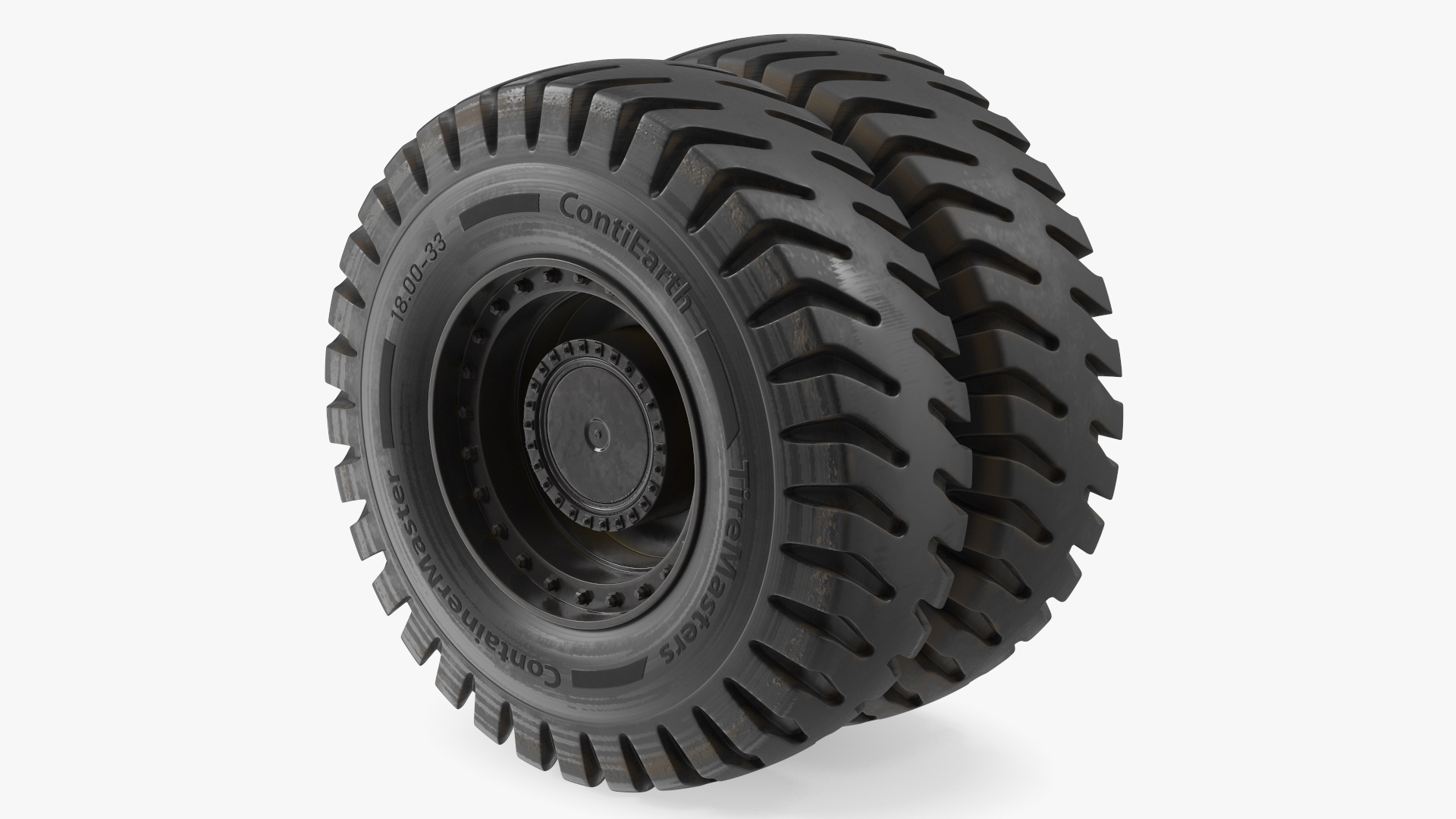 Heavy Duty Wheel for Reachstackers 3D model