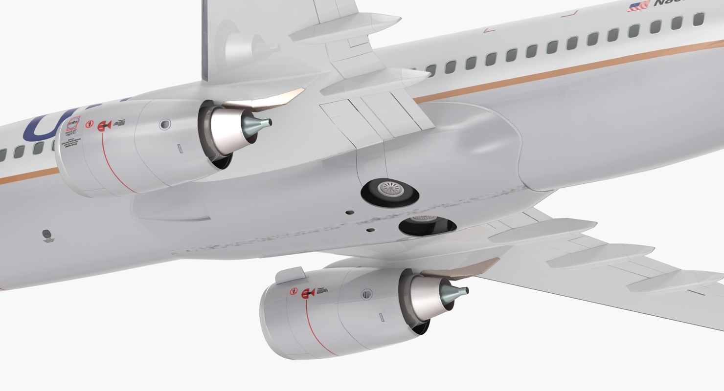3D model Boeing 737 700 United Airlines