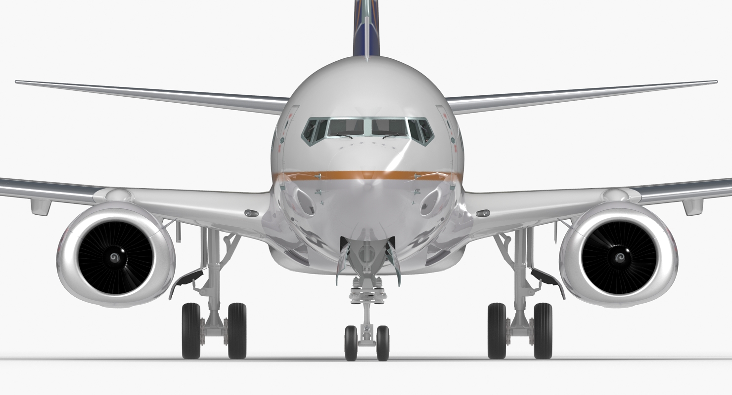 3D model Boeing 737 700 United Airlines