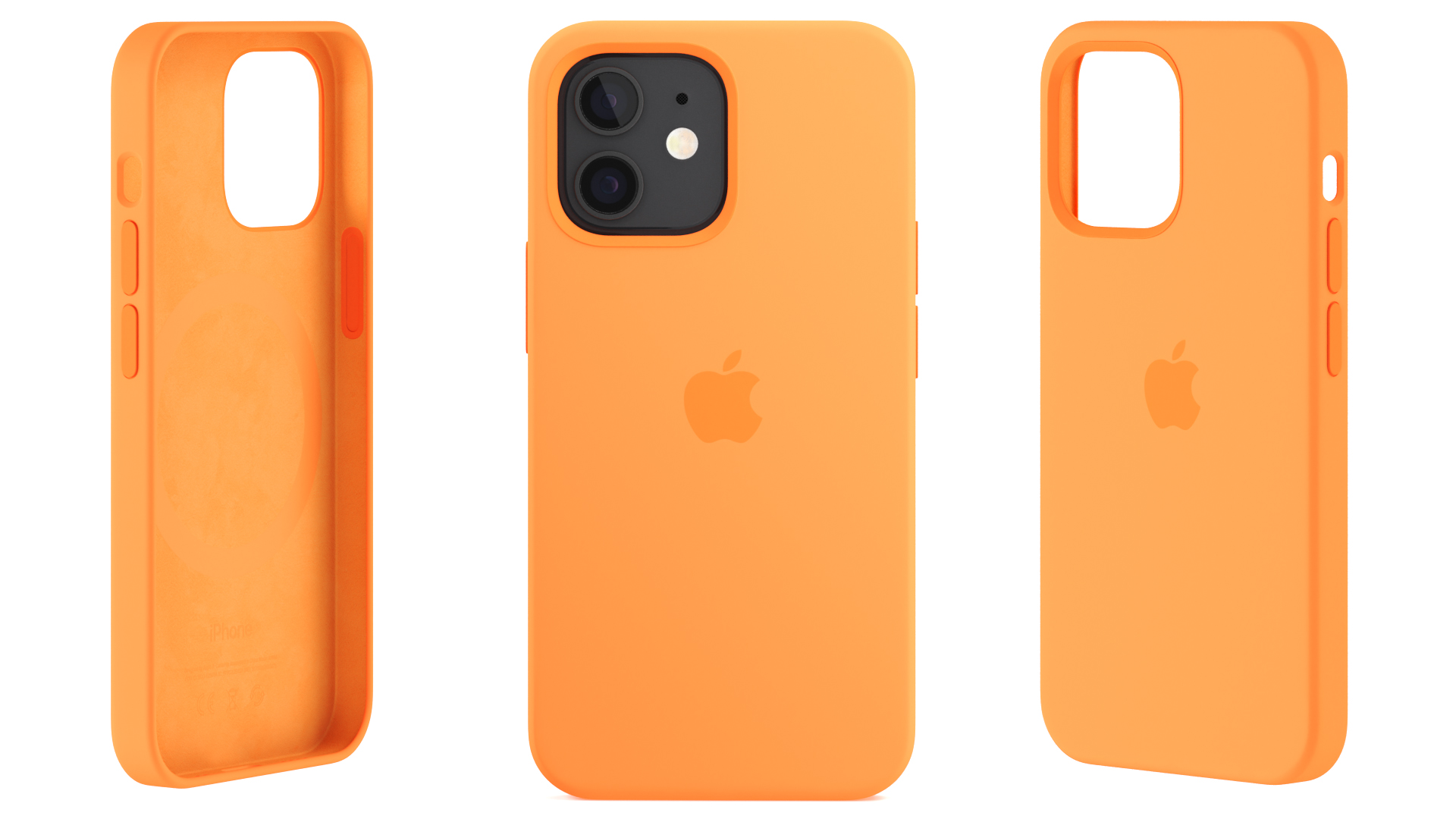 iPhone 12 mini Silicone Case with MagSafe Kumquat 3D model