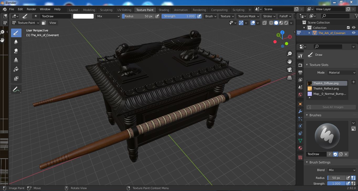 3D model Ark of Covenant