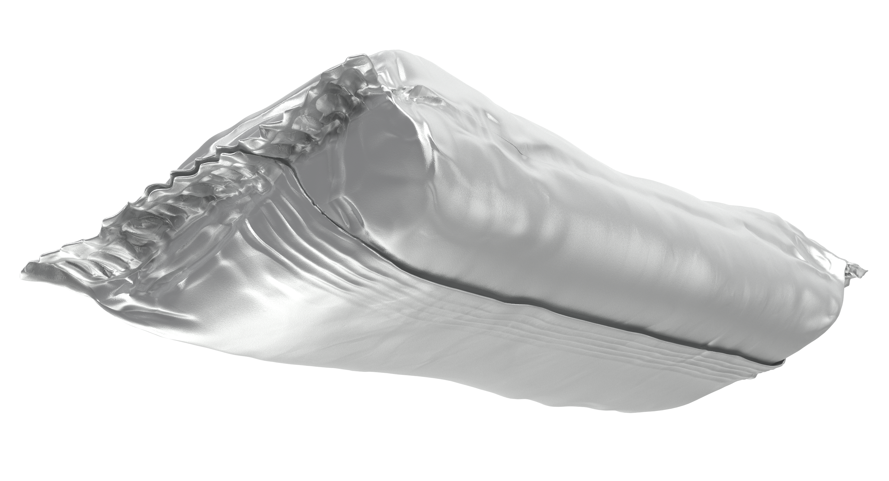 Foil Energy Chocolate Bar 3D Model, view 4