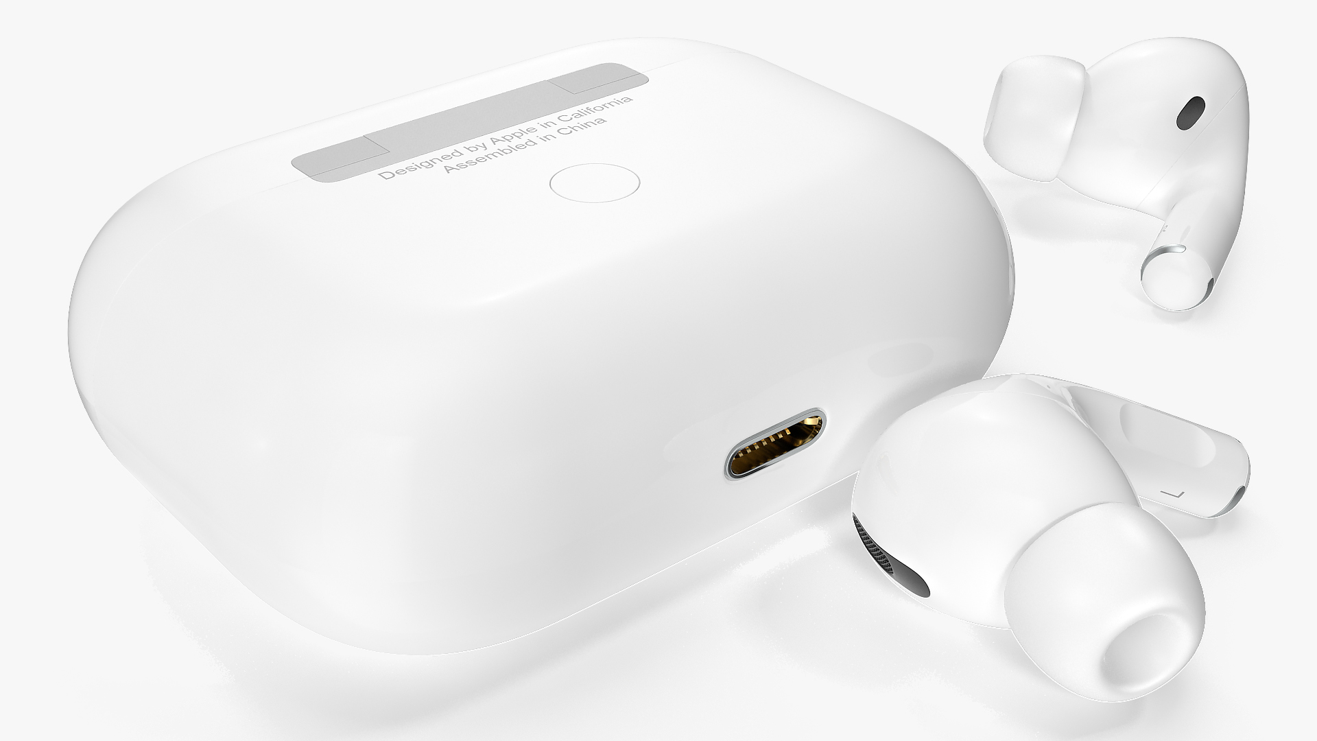 3D model Apple AirPods Pro with Wireless Charging Case
