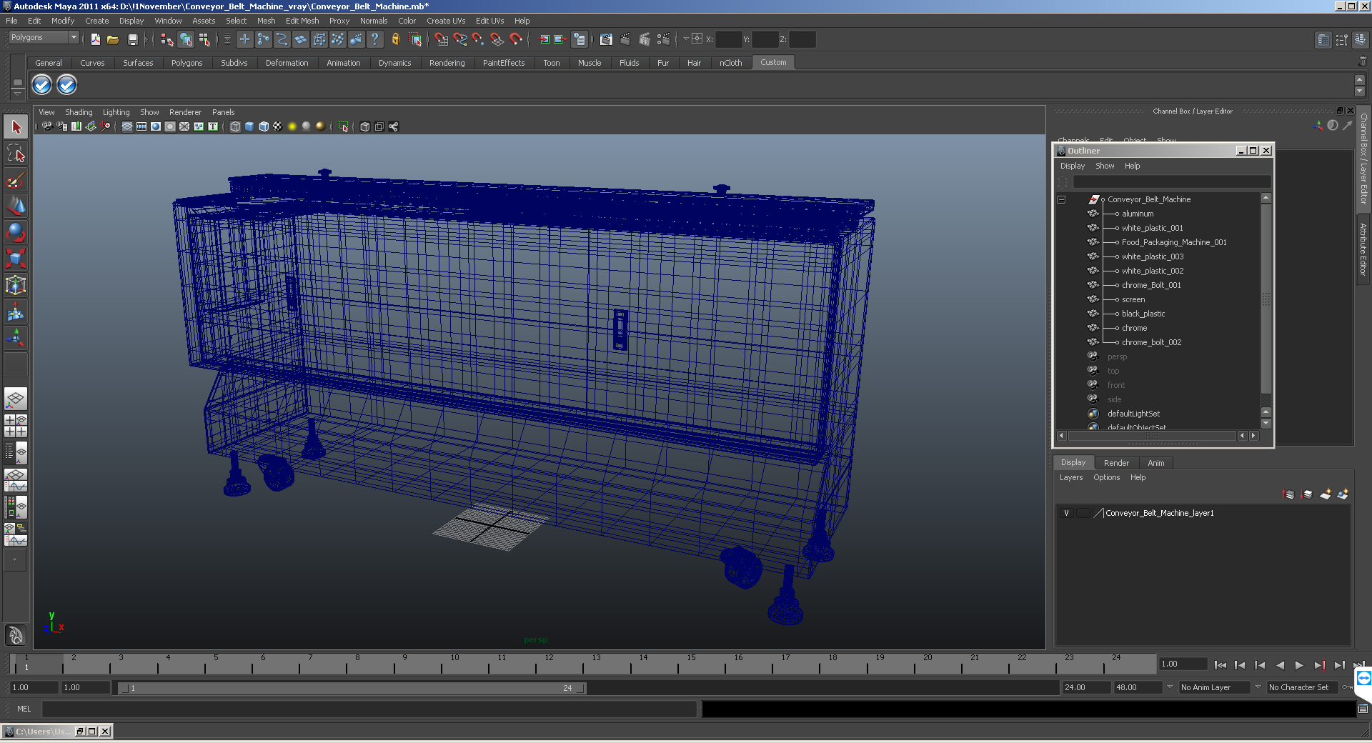 3D Conveyor Belt Machine