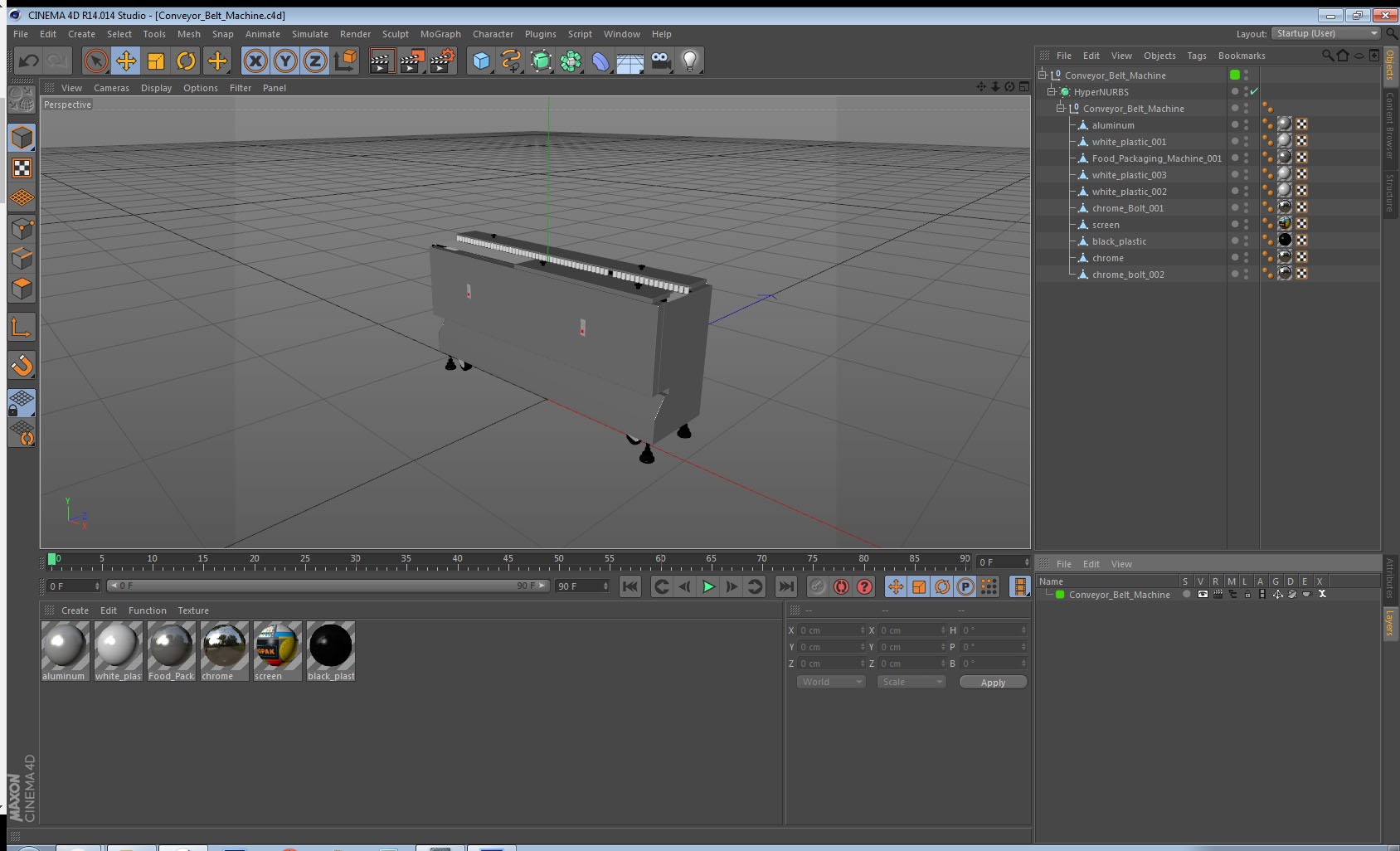 3D Conveyor Belt Machine