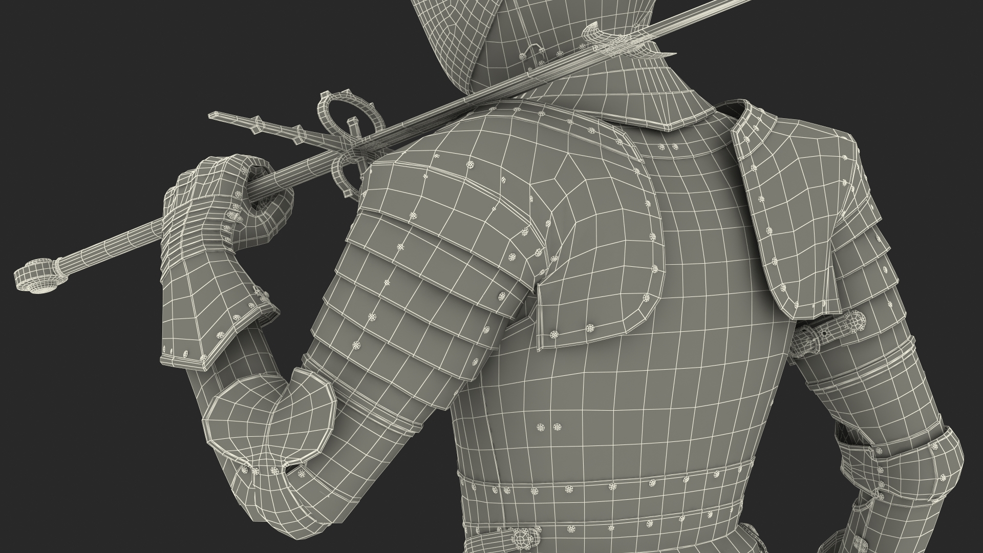 Dragon Guarding Treasures with Knight 3D
