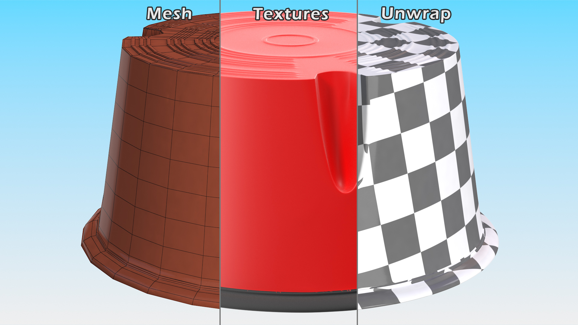 3D model Kick Stool