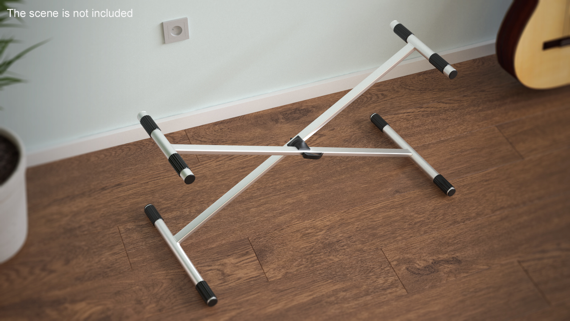 Stand for Digital Piano White 3D model