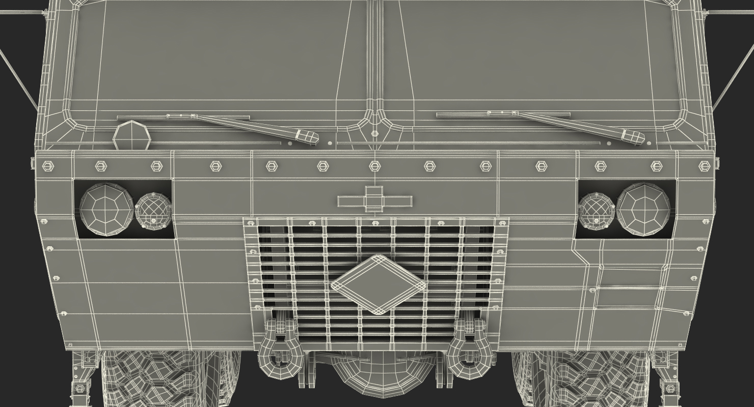 3D model Military Truck Oshkosh HEMTT M985 Sand Rigged