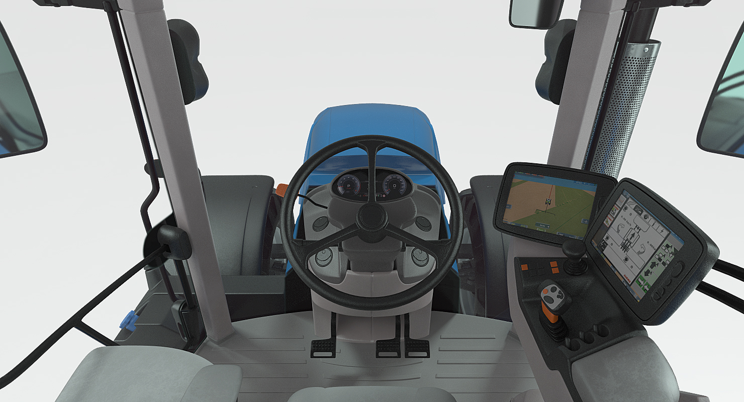 3D New Tractor Generic Rigged