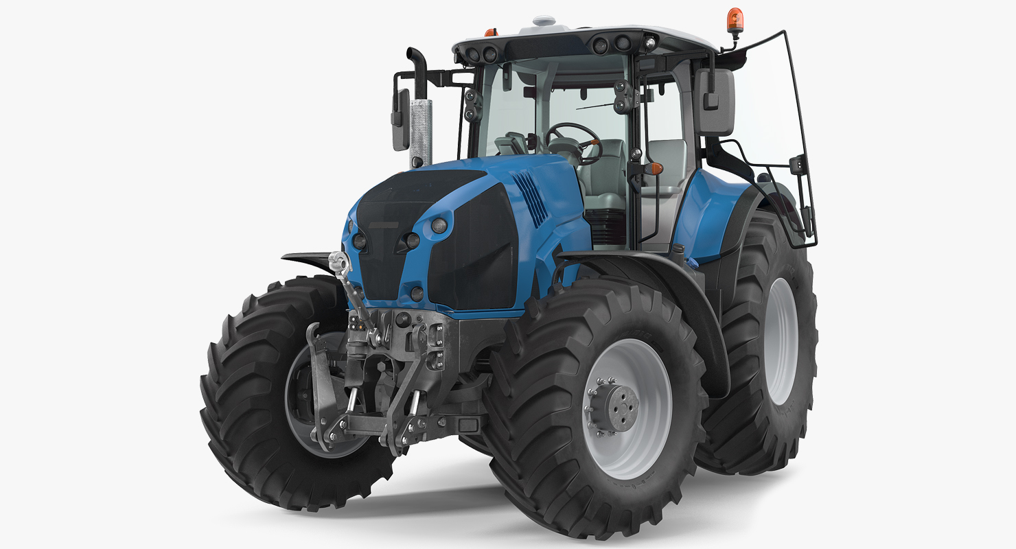3D New Tractor Generic Rigged