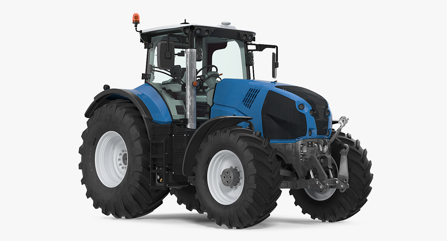 3D New Tractor Generic Rigged