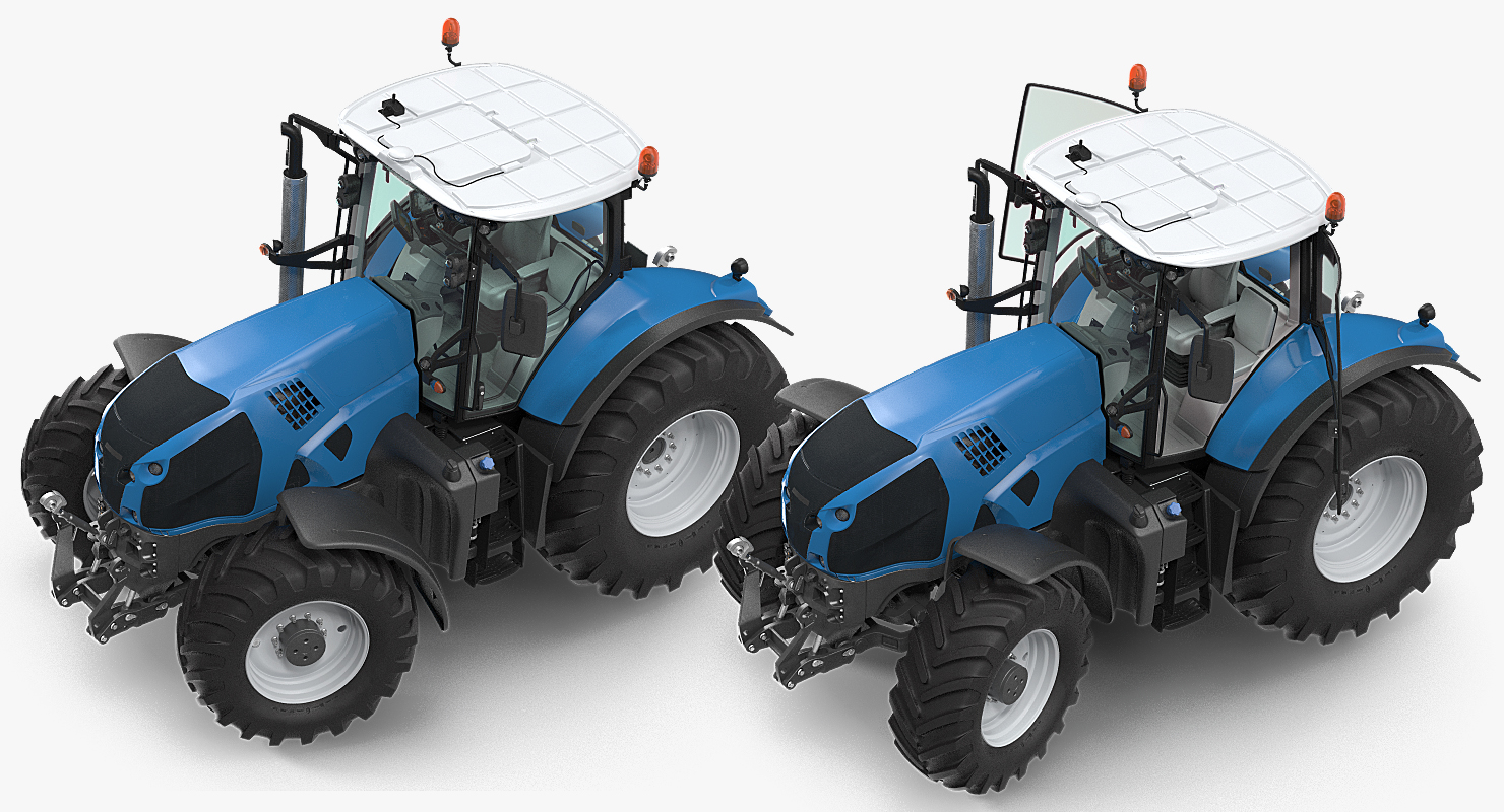 3D New Tractor Generic Rigged