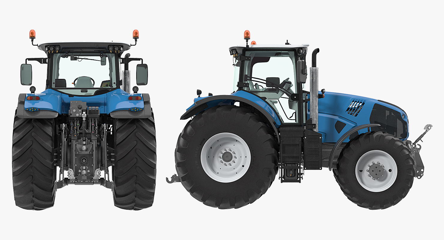 3D New Tractor Generic Rigged