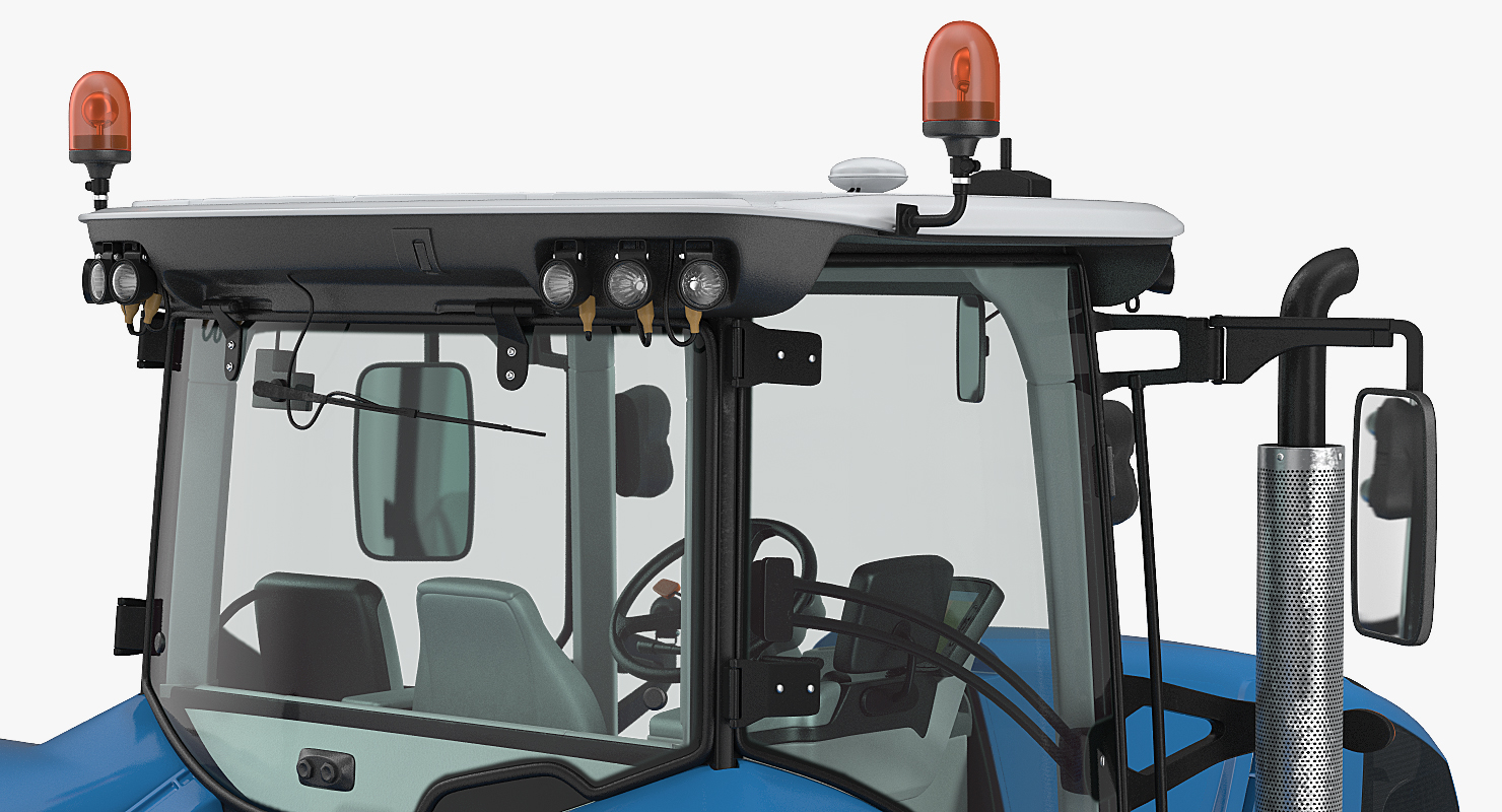 3D New Tractor Generic Rigged