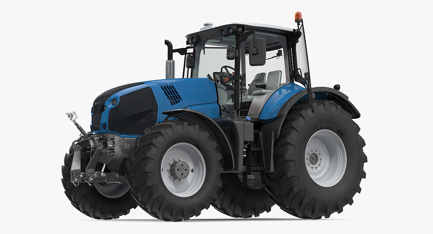 3D New Tractor Generic Rigged
