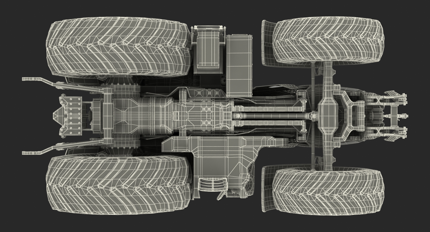 3D New Tractor Generic Rigged