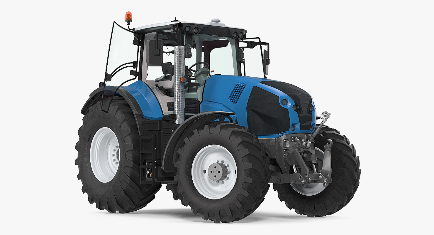 3D New Tractor Generic Rigged