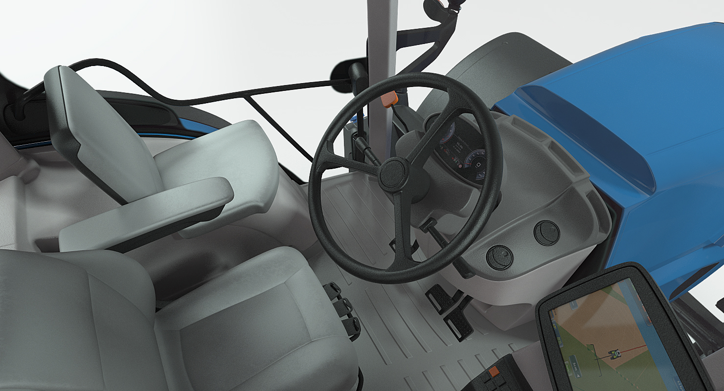 3D New Tractor Generic Rigged