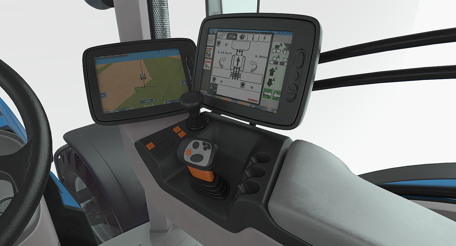 3D New Tractor Generic Rigged