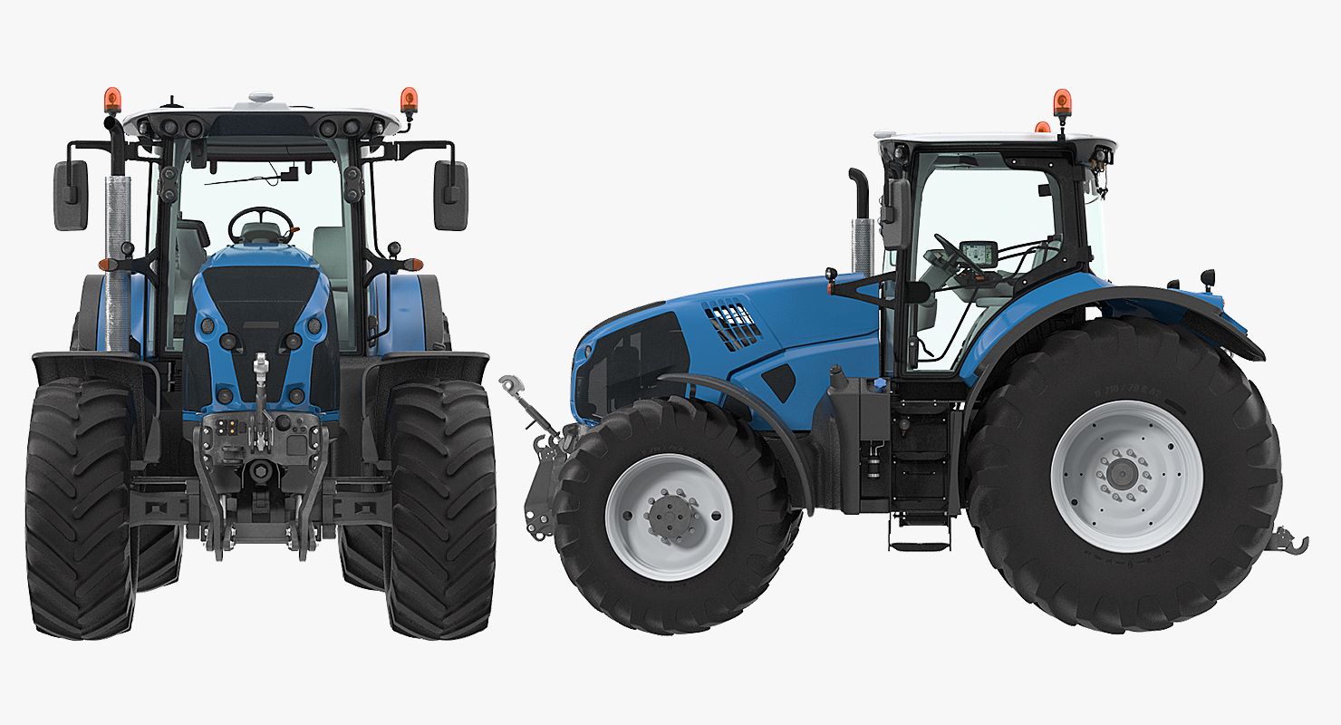 3D New Tractor Generic Rigged