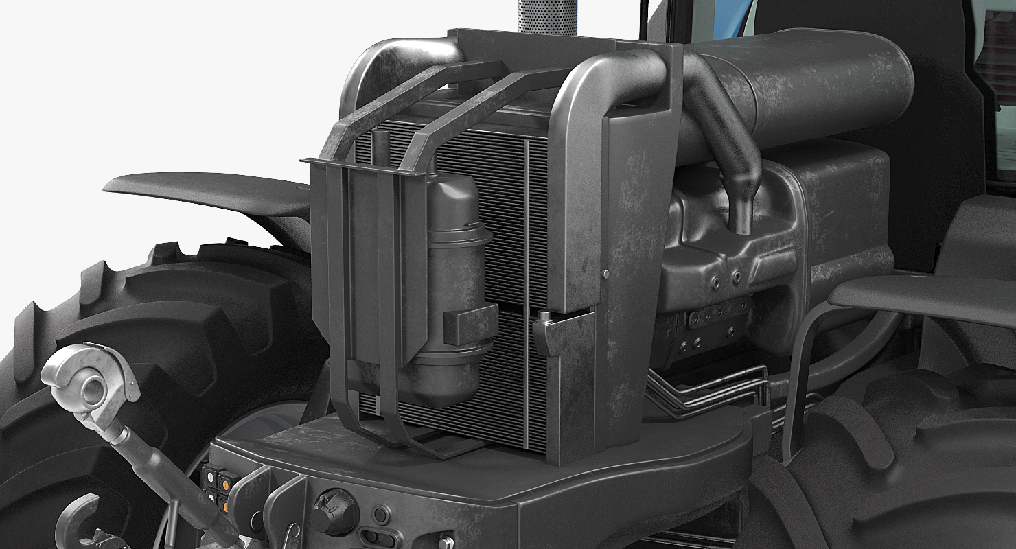 3D New Tractor Generic Rigged
