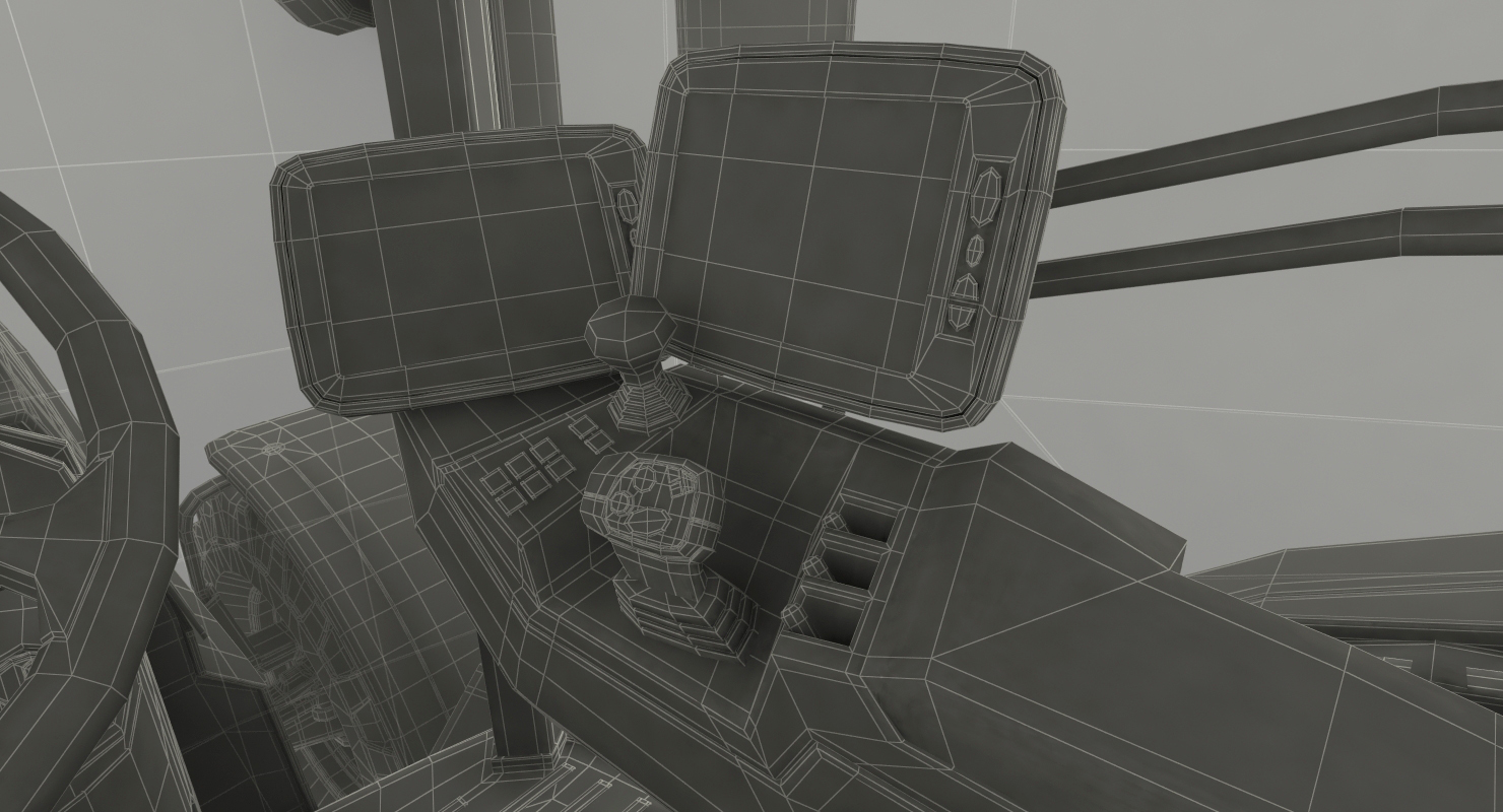 3D New Tractor Generic Rigged