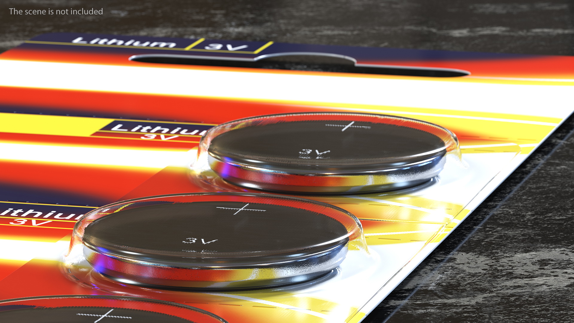 3D Lithium Button Battery 3V Blister X5