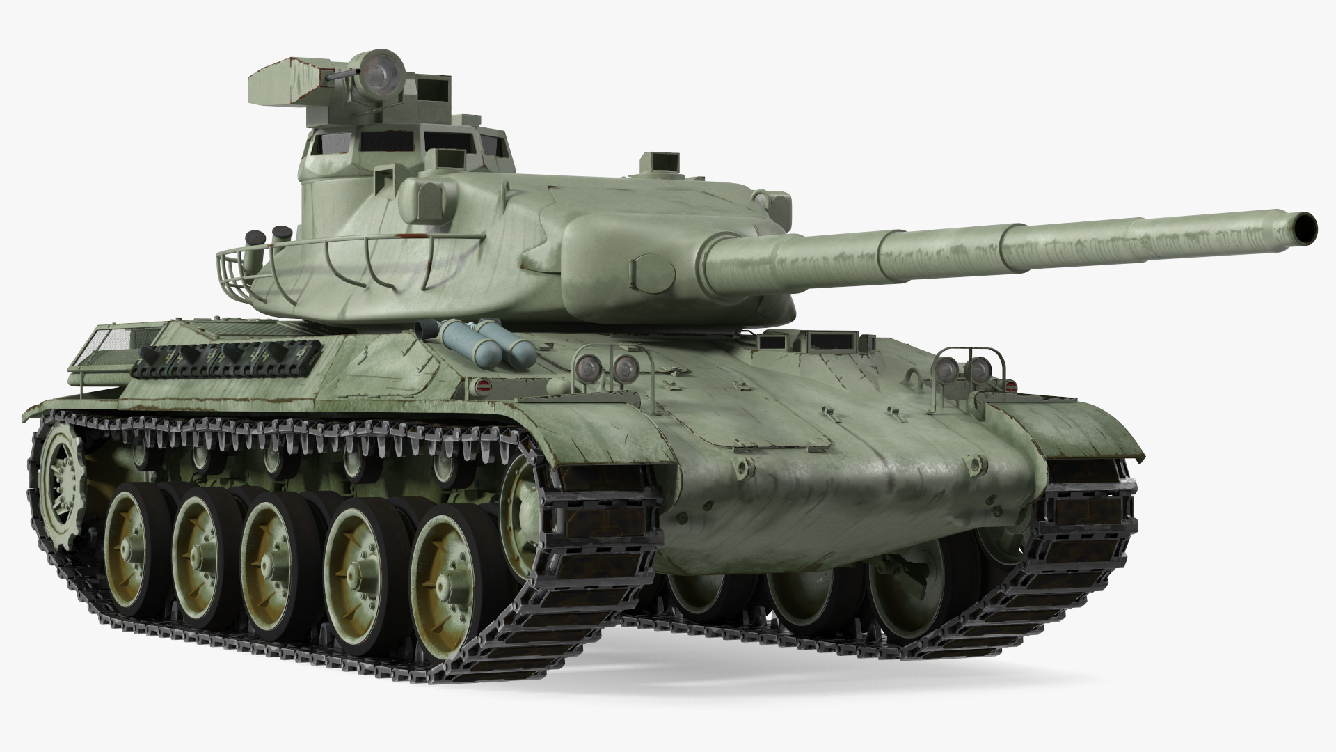 French AMX-30 Rigged for Maya 3D model
