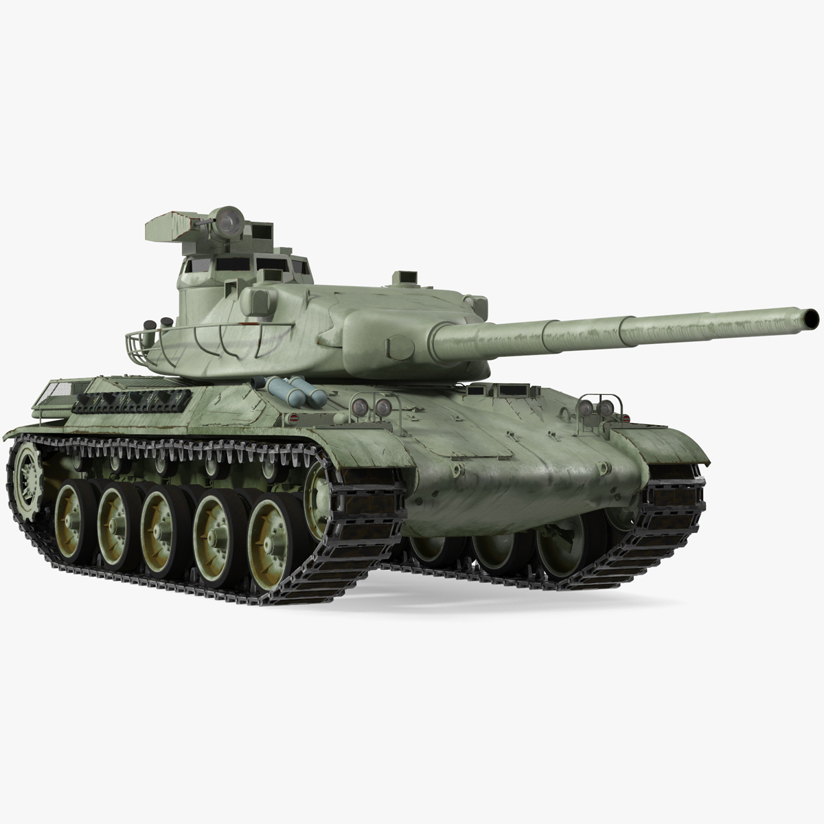 French AMX-30 Rigged for Maya 3D model