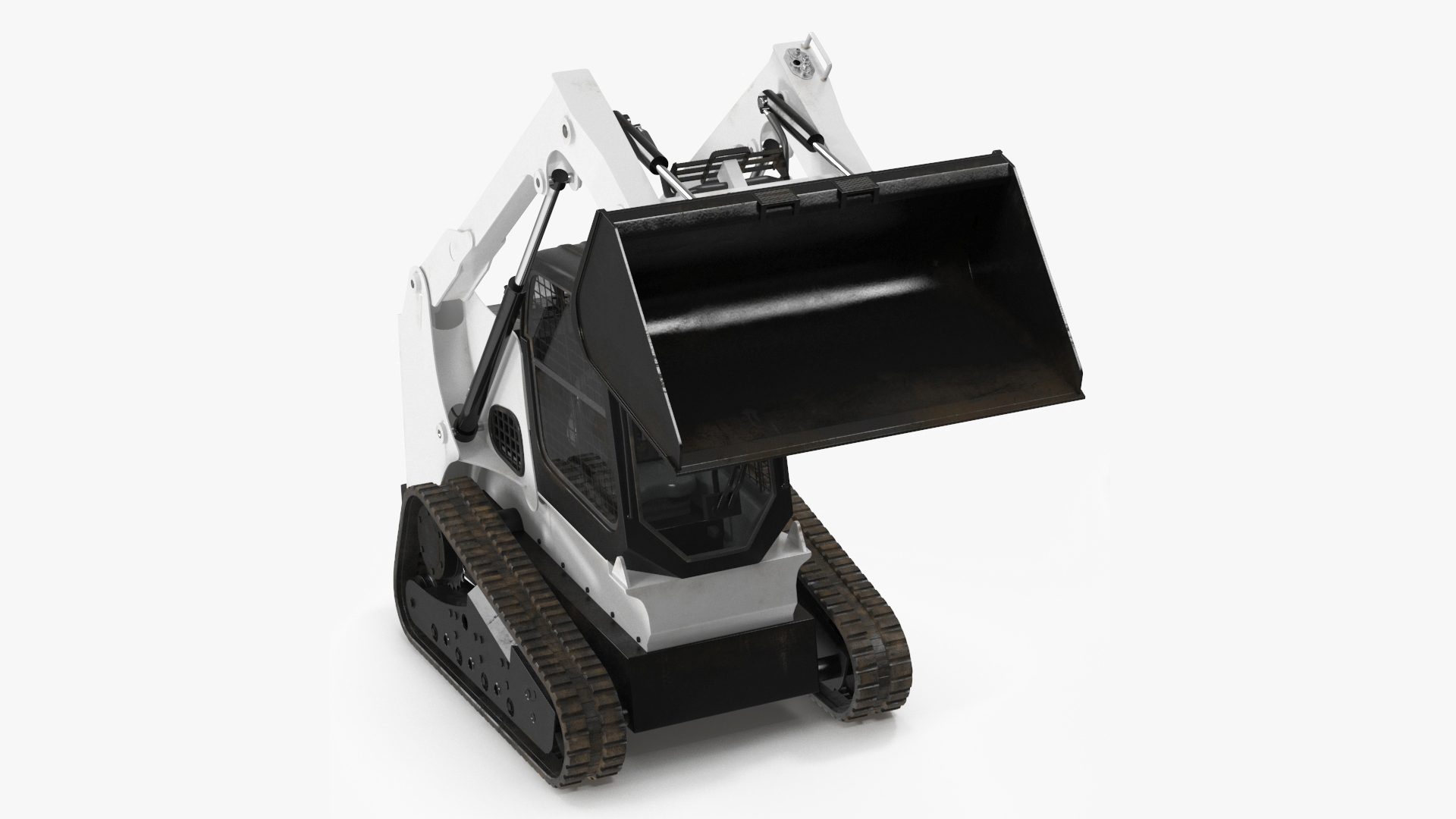 3D model Skid Steer or Compact Track Loader Rigged for Maya