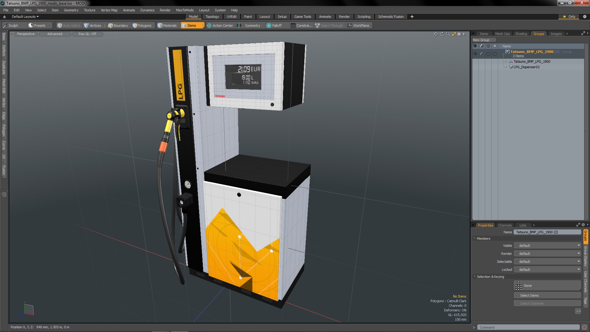 3D model Tatsuno BMP LPG 1900