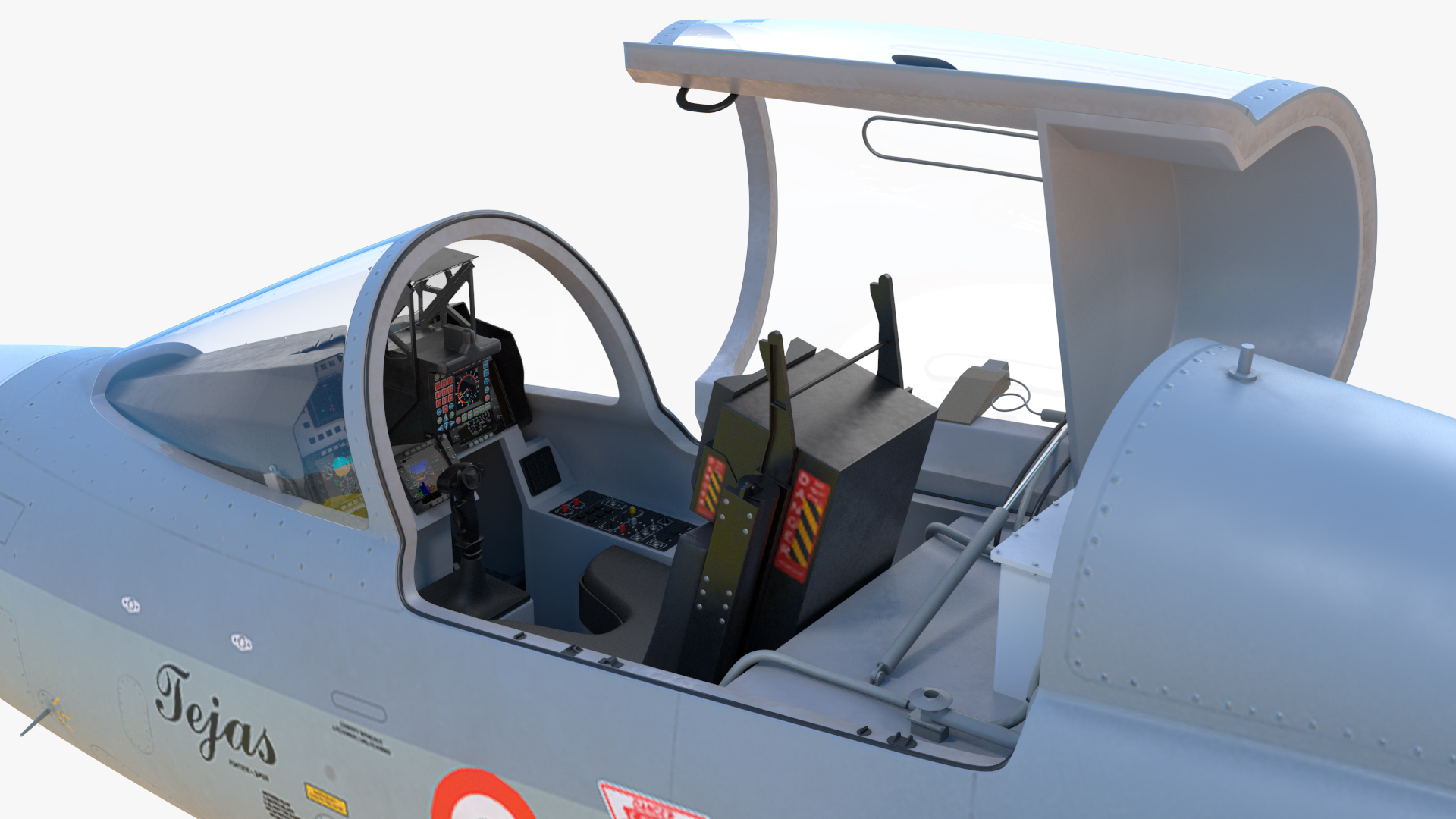 3D model HAL Tejas Multirole Light Fighter Rigged