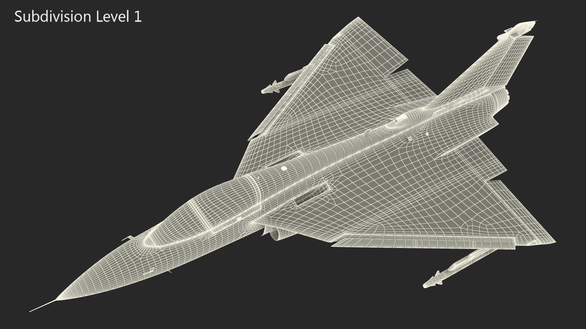 3D model HAL Tejas Multirole Light Fighter Rigged