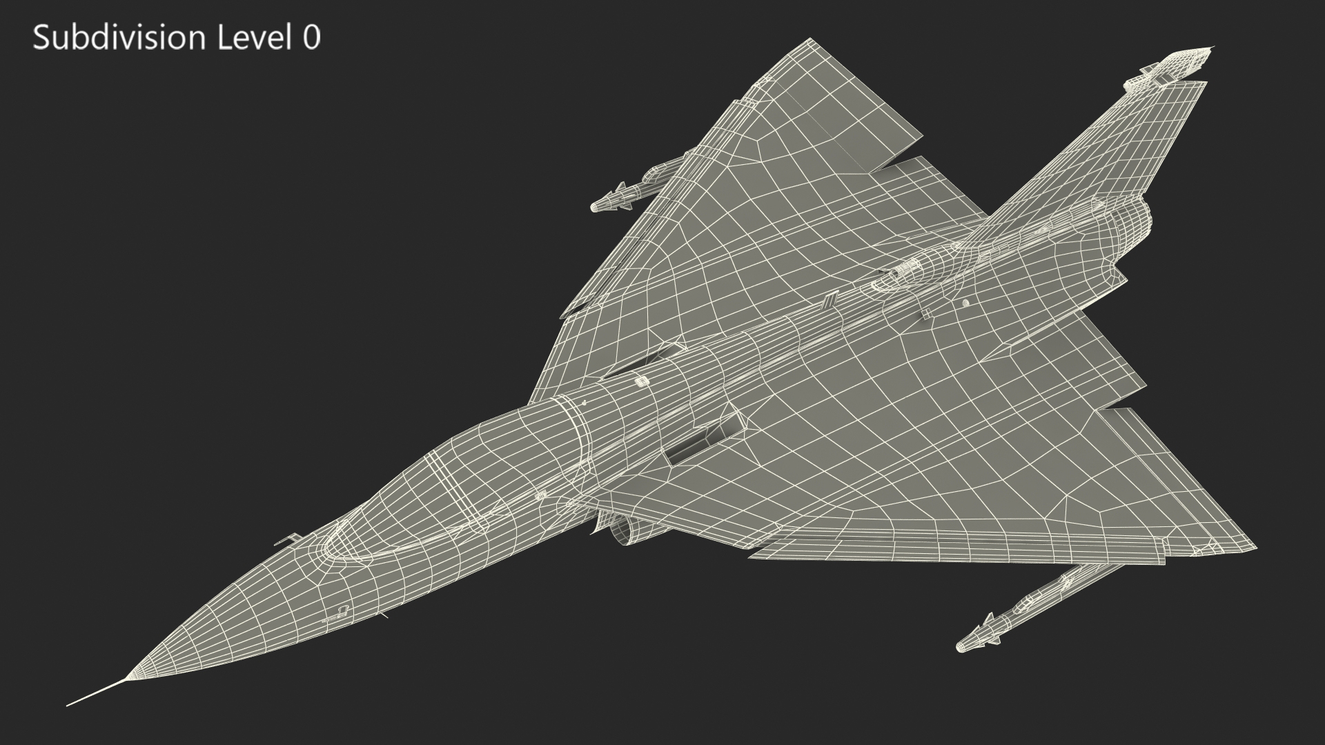 3D model HAL Tejas Multirole Light Fighter Rigged
