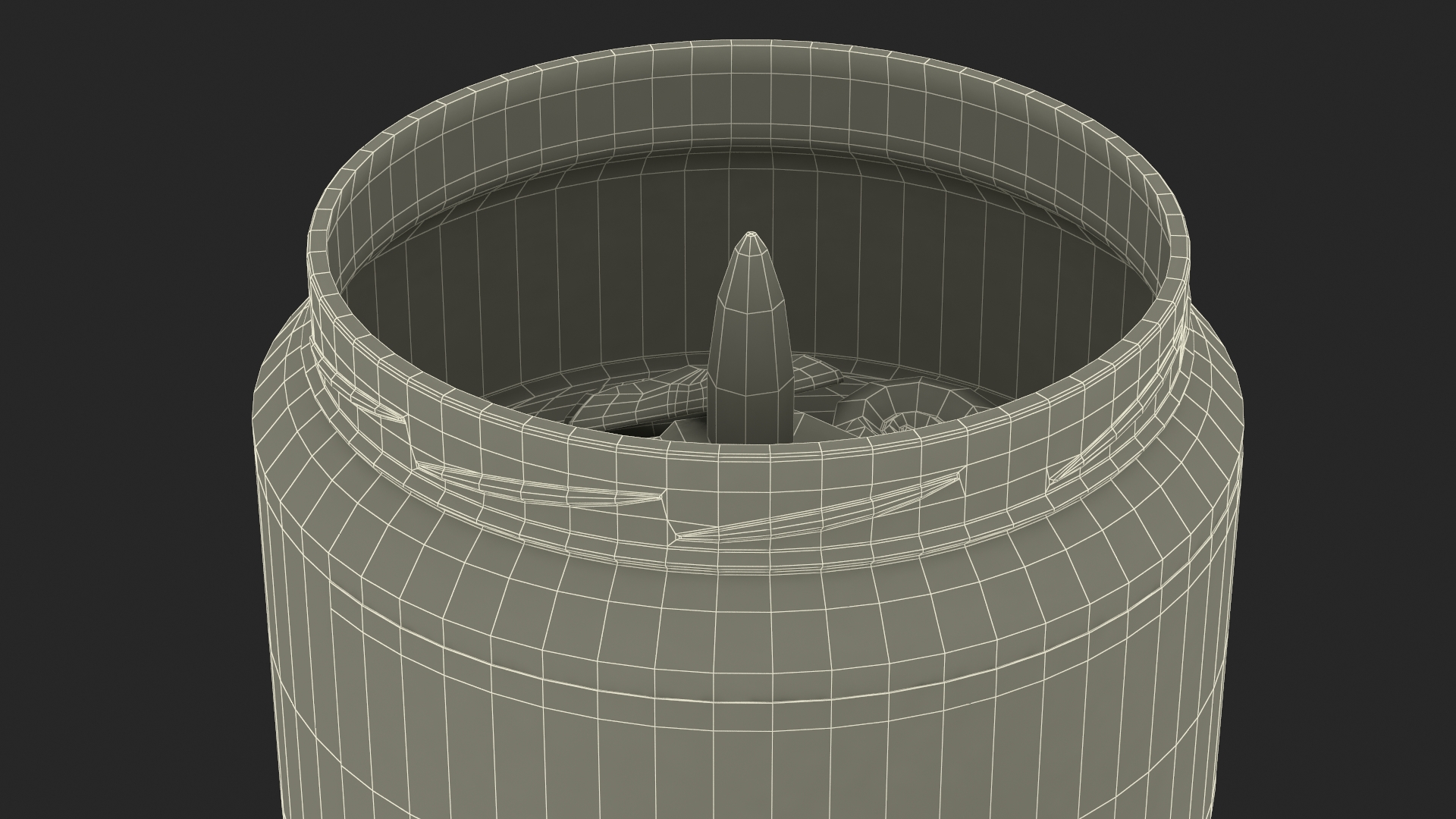 3D model Jar Candle ReStory Fire Burns with Cover