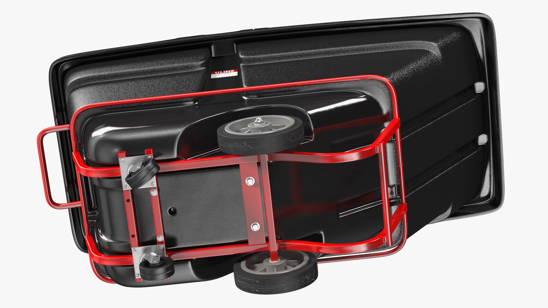 3D Industrial Uline Tilt Truck Black model