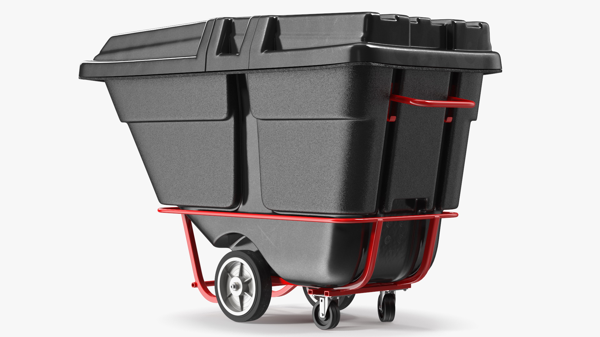3D Industrial Uline Tilt Truck Black model
