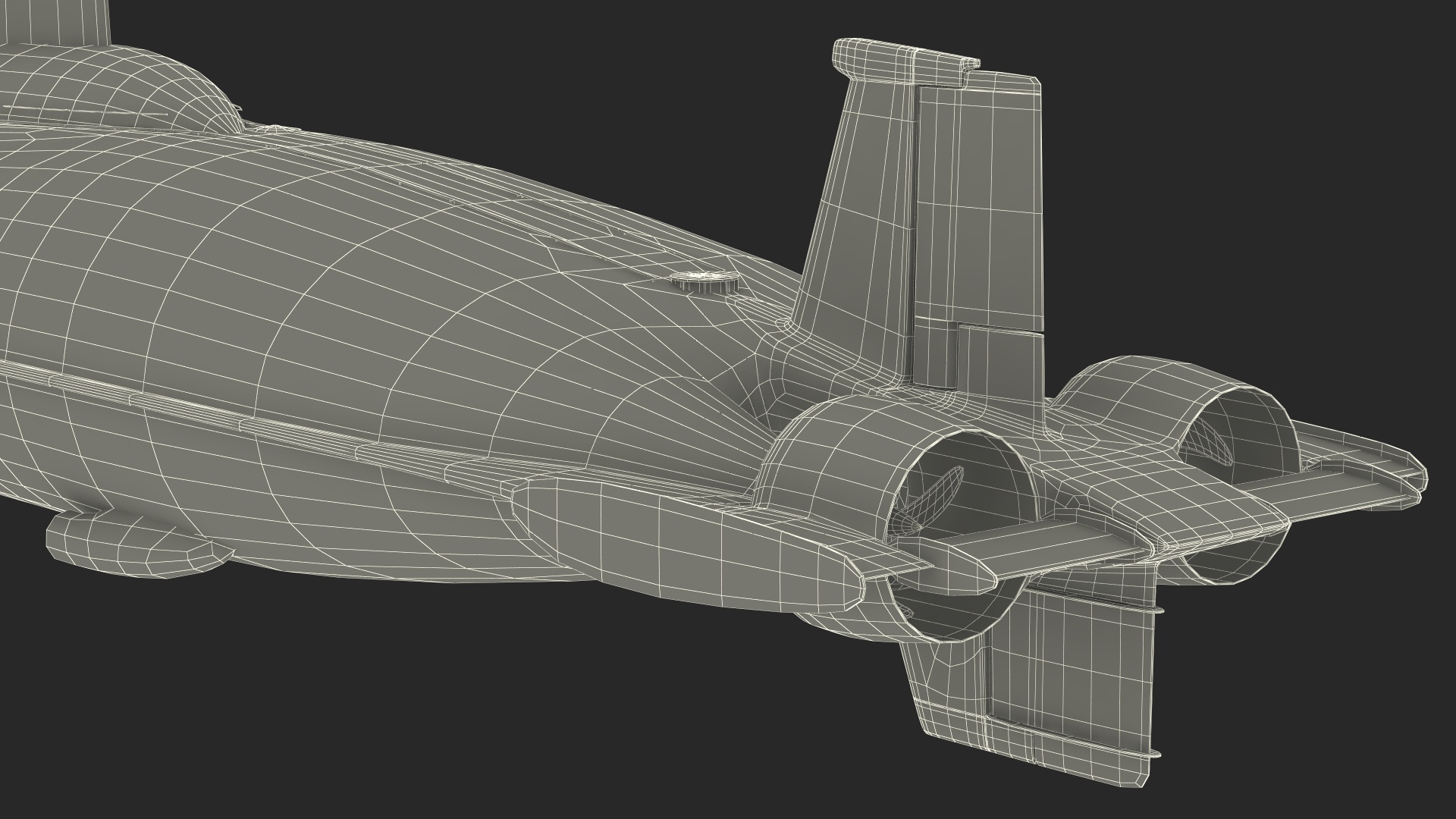 Akula Project 941 Typhoon Class Ballistic Missile Submarine 3D model