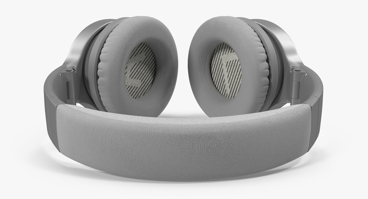 3D Bose Wireless Headphones Lying On model