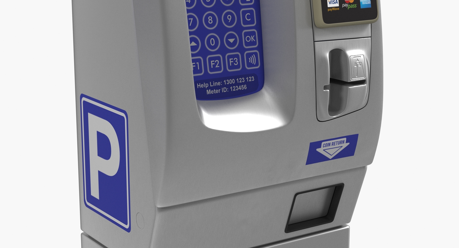 3D Digital Parking Meter
